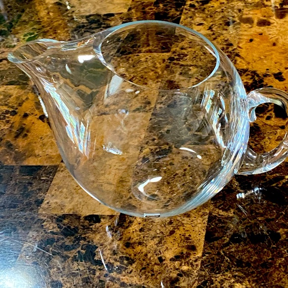 ORREFORS MINGUS CRYSTAL ICONIC PITCHER MID CENTURY BARWARE BY VICKE LINDSTRAND - Picture 5 of 11